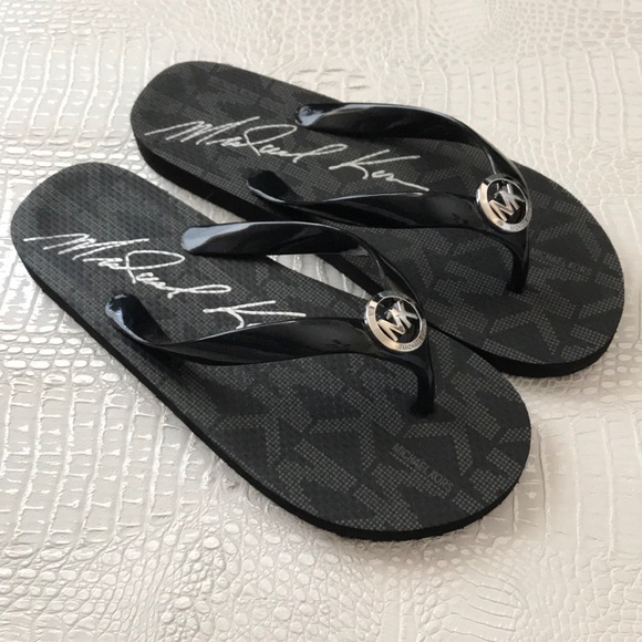 Michael Kors Shoes - Black Michael Kors flip flops NWOT*
